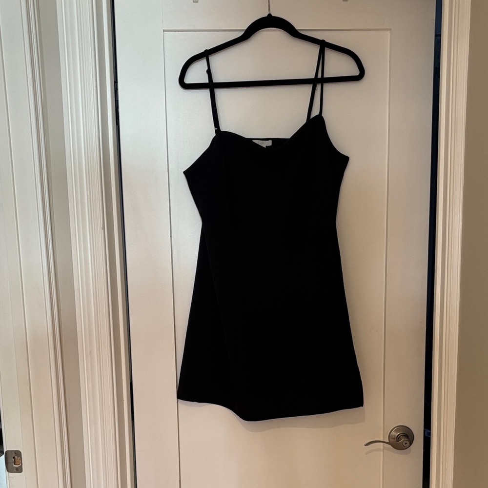 H&M Black Spaghetti Strap Mini Dress